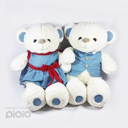 عروسک خرس سفید دختر و پسر-پیویو