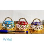 کیف جواهر نگین دار طلایی،پیویو