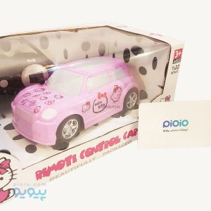 ماشین کنترلی دخترانه مدل Hello Kitty