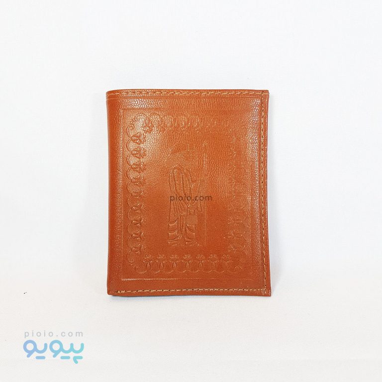 کیف پول نیم کتی چرم بزی