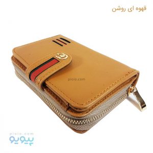کیف پول گوچی دور زیپ سه خط