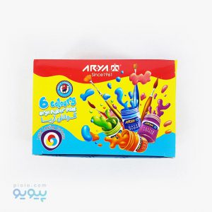 گواش 6 رنگ آریا