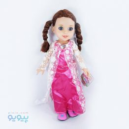 خرید عروسک آوازخوان دختر مو بافته