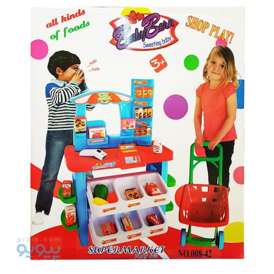 خرید ست اسباب بازی سوپر مارکت کد 42-008