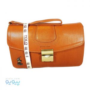 کیف پاسپورتی چرم گاوی بند دار POLO
