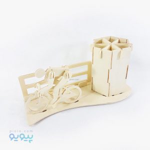 پازل سه بعدی چوبی جا مدادی