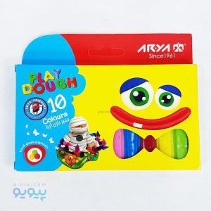 خمیر بازی 10 رنگ آریا