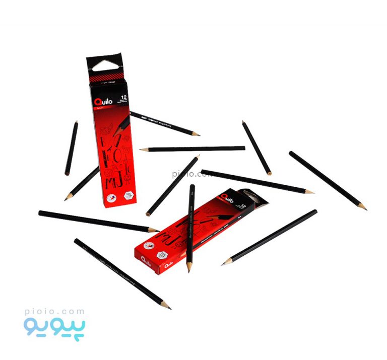 مداد مشکی کوییلو بسته 12 عددی