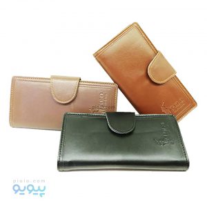 کیف پول کتی مردانه دکمه ای پولو