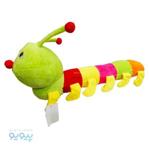 عروسک هزارپا بالشی رنگی پارچه ای