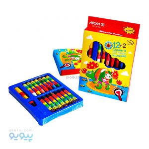 پاستل 2+12 رنگ آریا