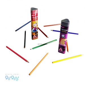 مداد رنگی 12 رنگ استوانه پیکاسو