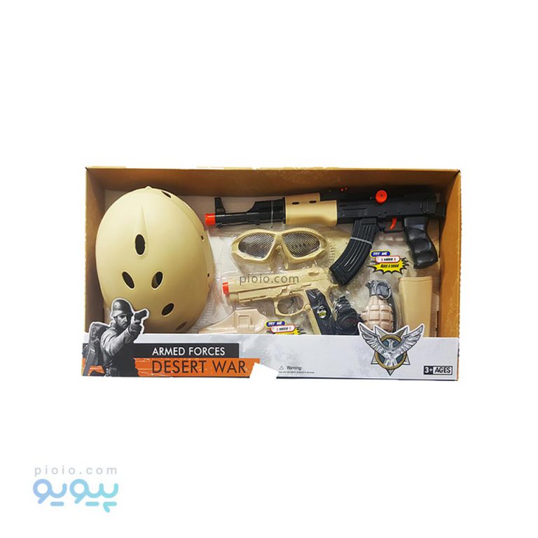 ست اسباب بازی ابزار مبارزه مدل Desert war