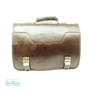 کیف اداری چرم گاوی دو قفل شیک