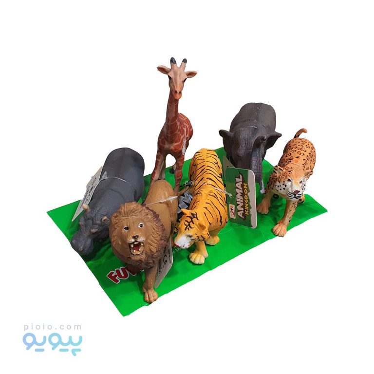 فیگور اسباب بازی حیوانات جنگل بسته 6 عددی