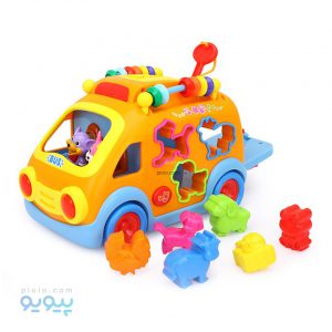 اسباب بازی آموزشی هولی تویز مدل Happy Bus-پیویو