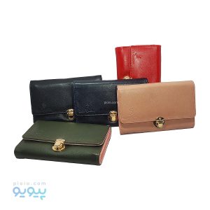 کیف پول دخترانه قفل ناخنی 3 لتی