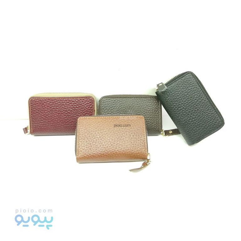 کیف جاکارتی چرم فلوتر دور زیپ