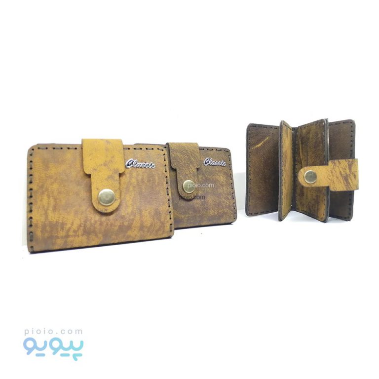 کیف جاکارتی چرم هورس تک دکمه