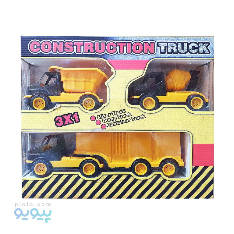 پک ماشین اسباب بازی مدل Construction
