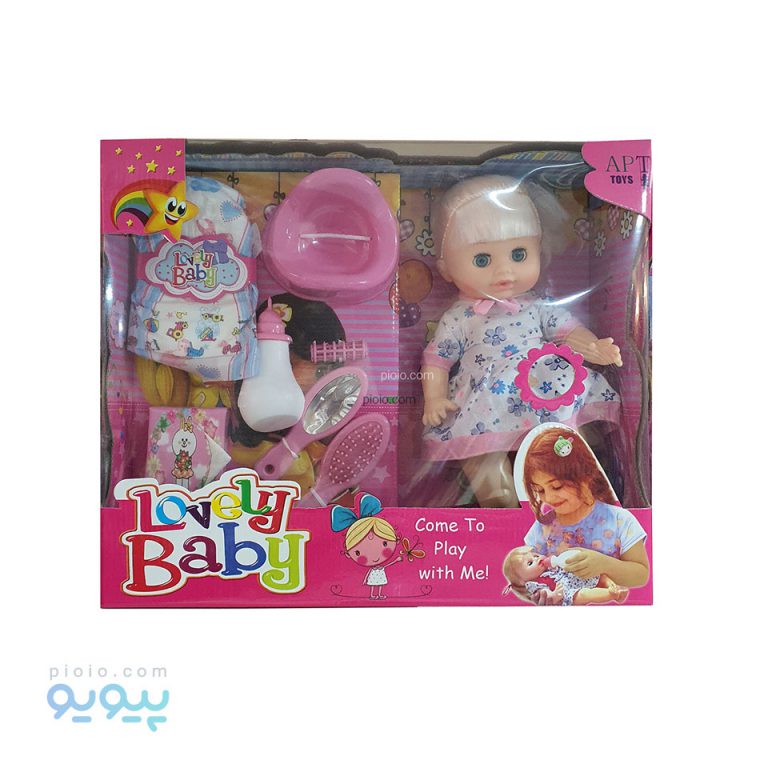 عروسک پوشکی Lovely Baby مدل موزیکال
