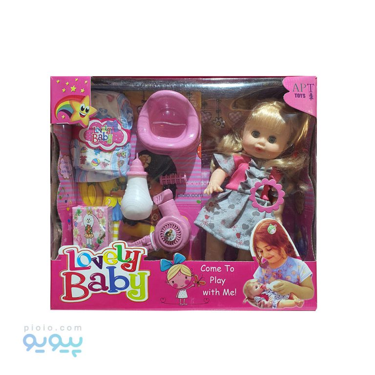 عروسک آوازخوان پوشکی Lovely Baby