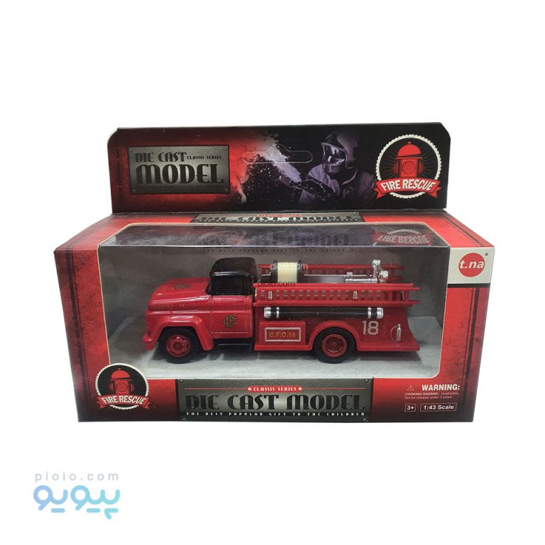 ماشین فلزی آتش نشانی مدل Fire Rescue