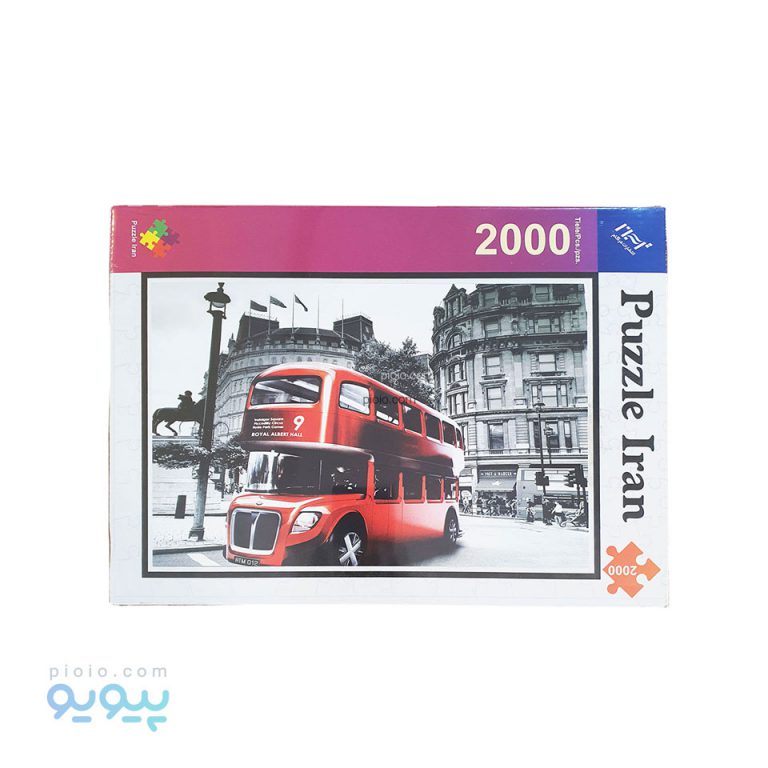 پازل 2000 قطعه طرح اتوبوس