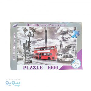 پازل 1000 تکه طرح اتوبوس دو طبقه
