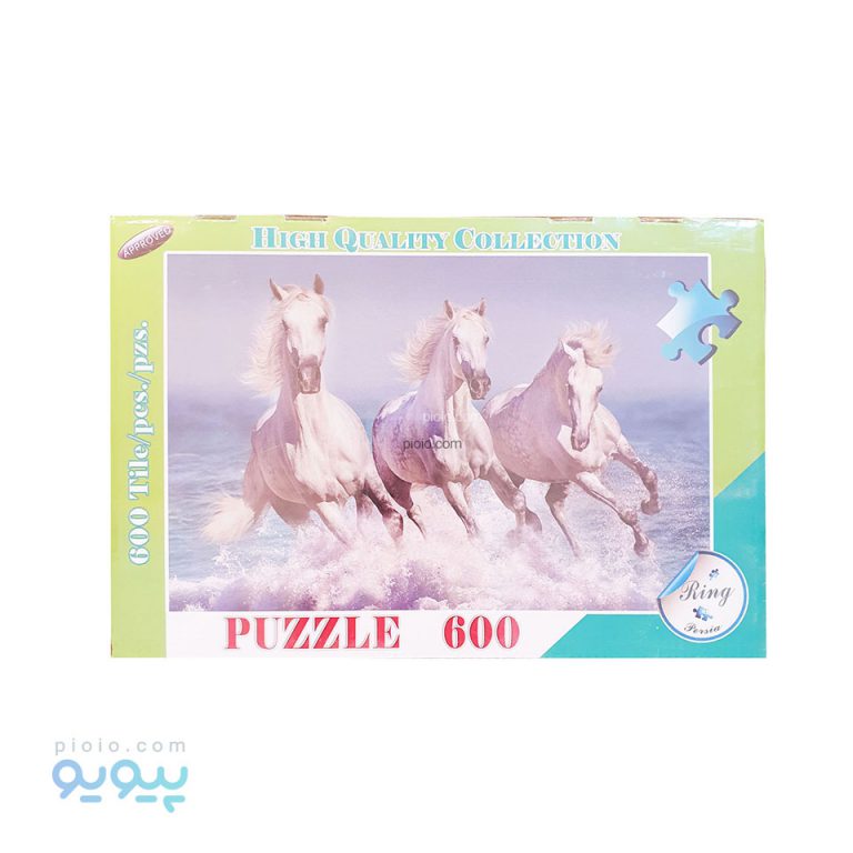 پازل 600 تکه طرح اسب سفید