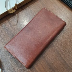 کیف پول پالتویی جا دار چرم طبیعی