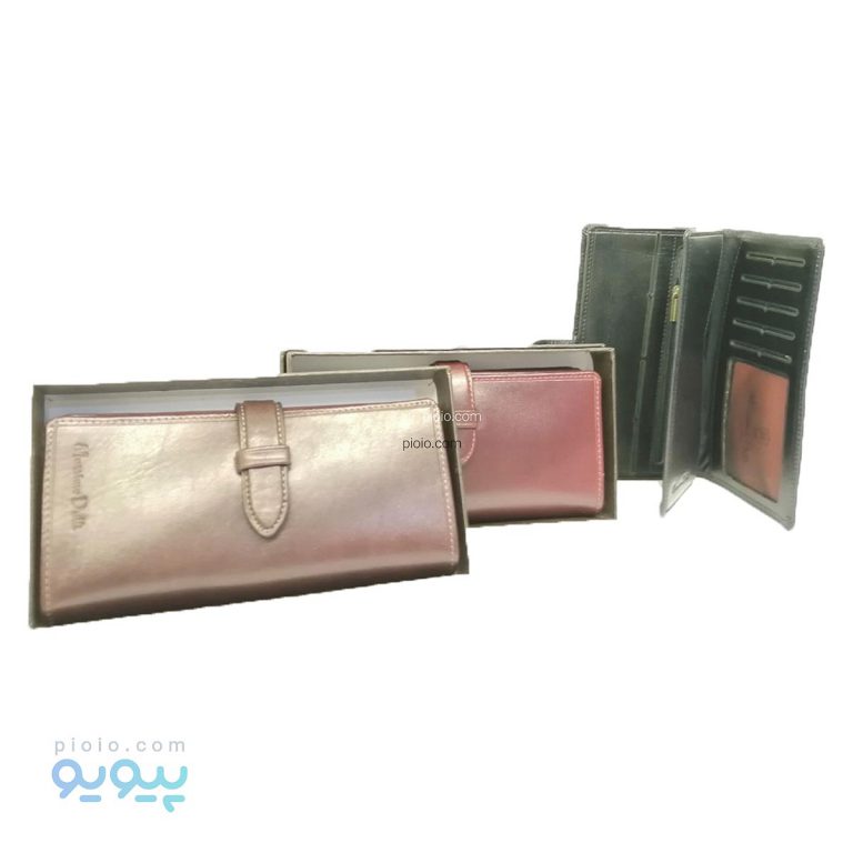 کیف پول چرم MD با جعبه کادویی