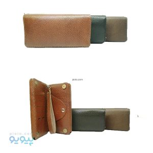 کیف پول بنددار چرم کد 486