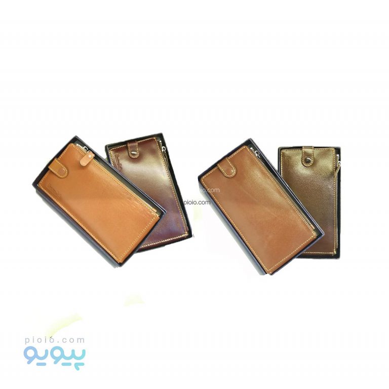 کیف جامدارکی چرم زیپ دار با جعبه