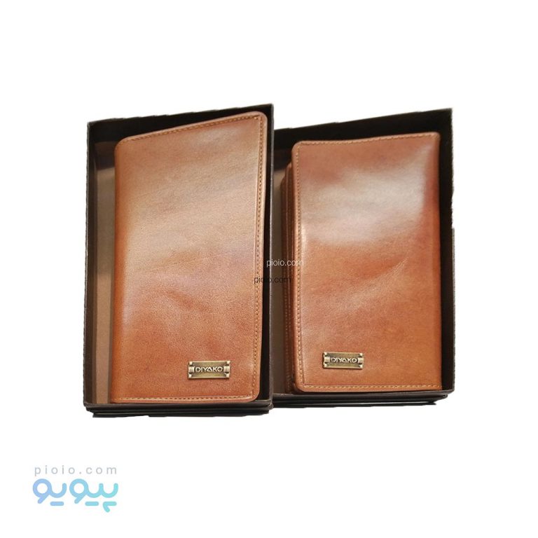 کیف پول و جامدارکی چرم کد 499