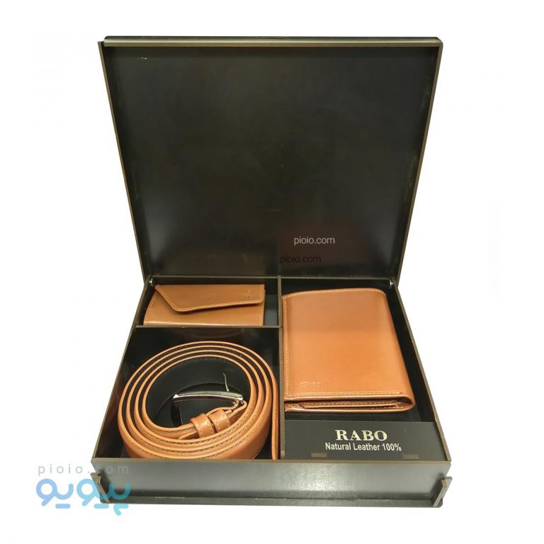 ست چرم طبیعی مردانه برند RABO