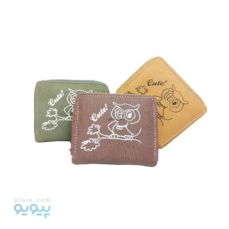 کیف پول دخترانه طرح جغد کیوت
