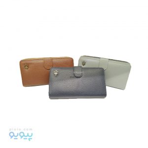 کیف پول زنانه چرم مصنوعی طرح فلوتر