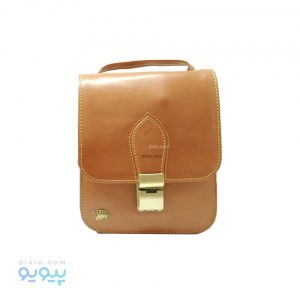 کیف دوشی چرم گاوی طرح گنبد