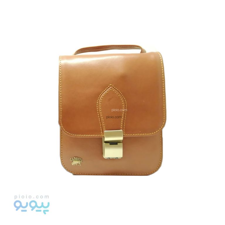 کیف دوشی چرم گاوی طرح گنبد