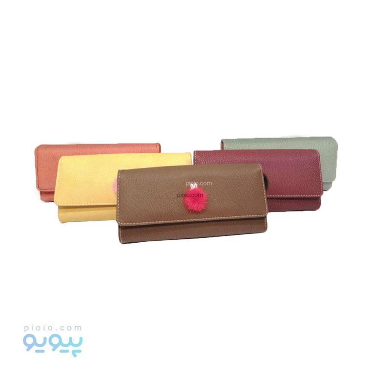 کیف پول دخترانه چرم مدل خرگوش مخملی