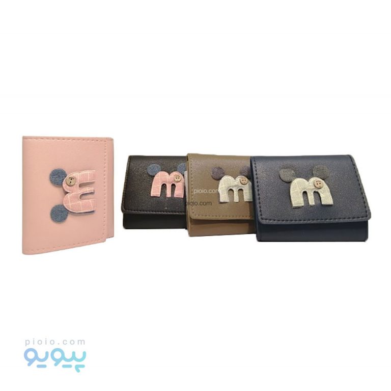 کیف پول دخترانه چرمی مدل m