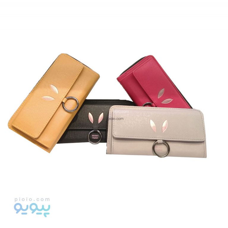 کیف پول دخترانه زیپ دار حلقه ای خرگوشی