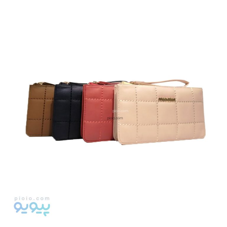 کیف پول زنانه چرم مصنوعی لحافی