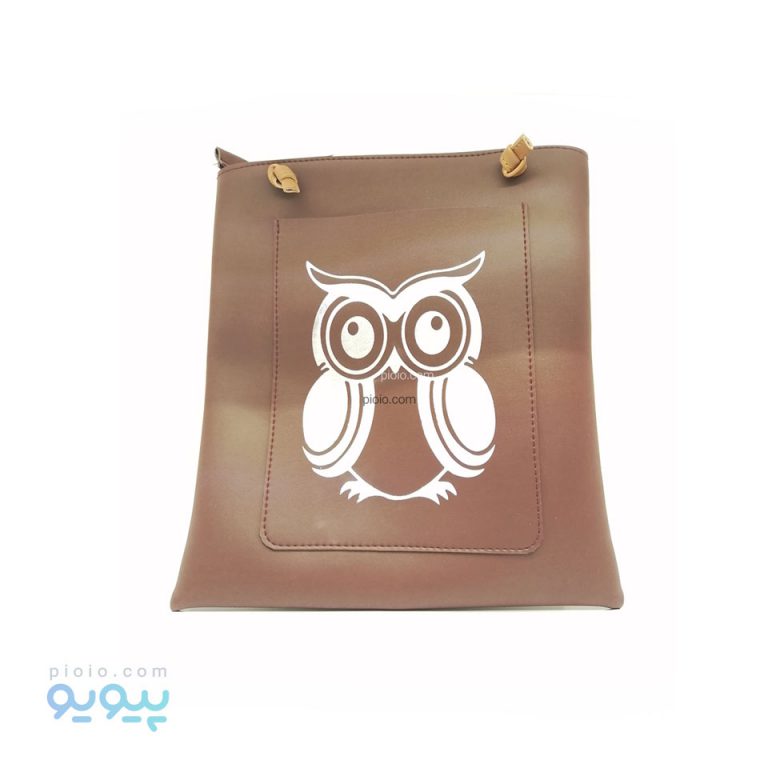 کیف دوشی دخترانه مدل جغد سفید