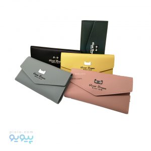 کیف پول چرم مصنوعی مدل گربه