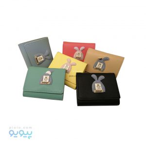 کیف پول چرمی مدل گربه