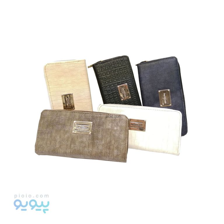 کیف پول چرم طرح پوست ماری لویی ویتون