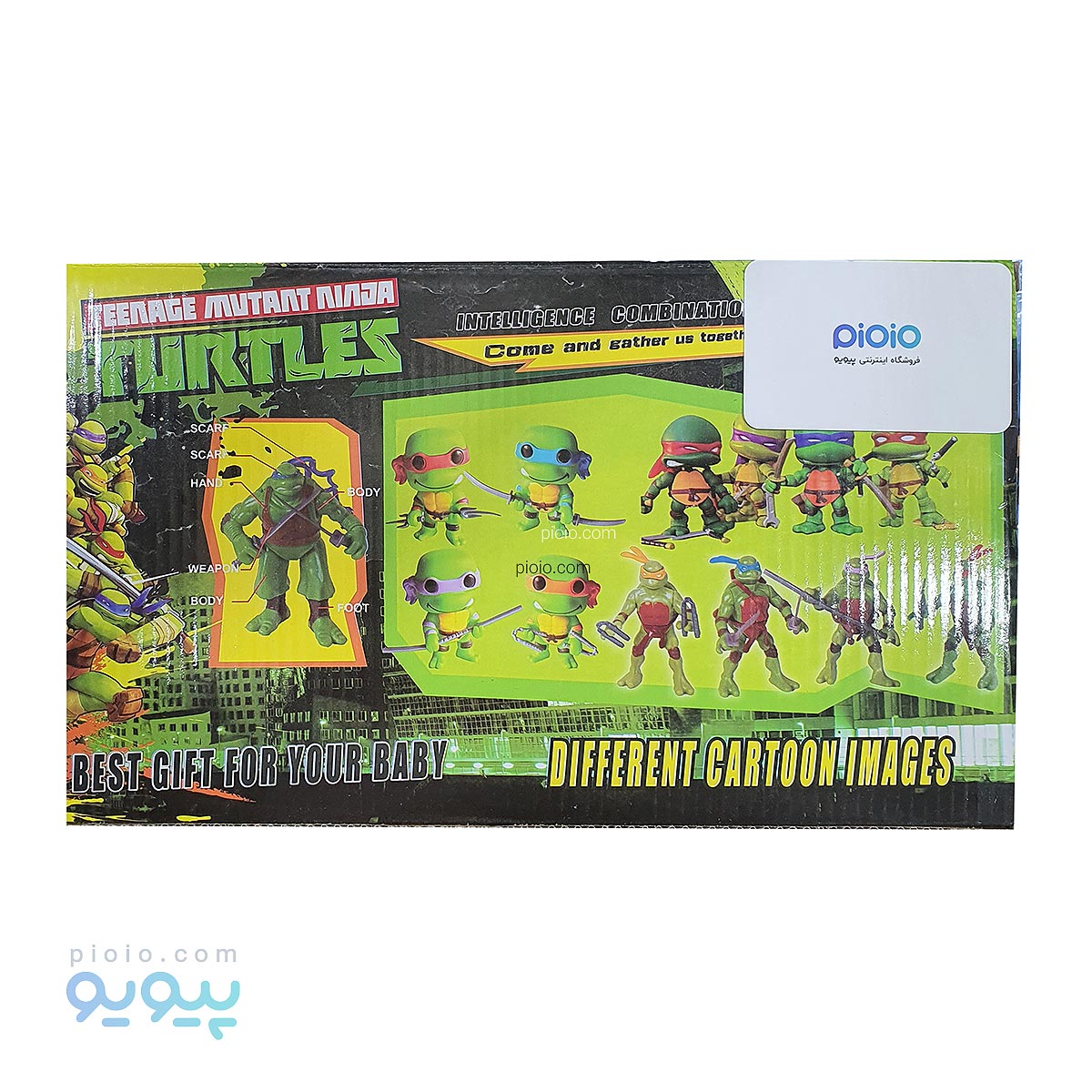 پک فیگور لاک پشت های نینجا - تصویر 2