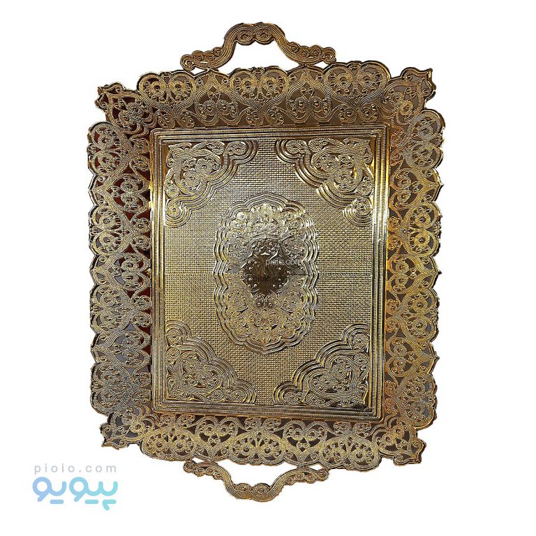 سینی مدل طلایی ساده